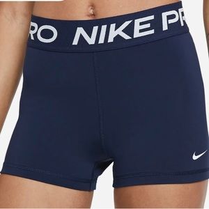 - Navy Nike compression shorts